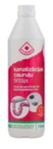 Kanalizācijas cauruļu tīrītājs KVADRO, 730ml